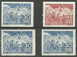 SUECIA 1957 Yt SE 414/15 + 414 Ab  ** Mnh - Unused Stamps