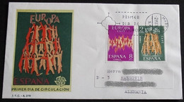 SPANIEN 1972 Mi-Nr. 1985/86 CEPT FDC - 1972