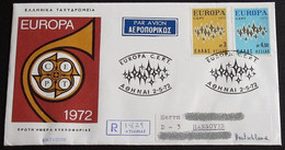 GRIECHENLAND 1972 Mi-Nr. 1106/07 CEPT FDC - 1972