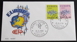 ITALIEN 1972 Mi-Nr. 1364/65 CEPT FDC - 1972