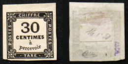 N° TAXE 6 30c Noir Neuf N* TB Cote 350€ Signé Calves - 1859-1959 Mint/hinged
