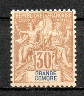 Col33 Colonie Grande Comore N° 9 Neuf X MH Cote : 35,00€ - Ungebraucht