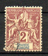 Col33 Colonie Grande Comore N° 2 Oblitéré Cote : 3,00€ - Usati