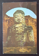 Myanmar(Burma) Pagan "Stone Effigy Of Lord Buddha" Gelaufen Brüssel - Myanmar (Burma)