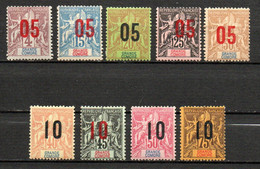 Col33 Colonie Grande Comore N° 21 à 29 Neuf X MH Cote : 22,00€ - Unused Stamps