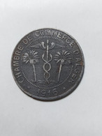 10C 1916 FER "CHAMBRE DE COMMERCE D'ALGERIE" - Algérie