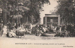 91 - MONTGERON - Avenue De Lagrange, Concert Sur La Pelouse - Montgeron