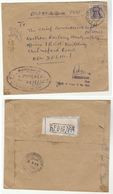 1972 INDIA FORCES To NORTHERN RAILWAY Train REGISTERED FPO 777 Quarter Master Y COMN Z SIG REGT Military Signals Cover - Official Stamps