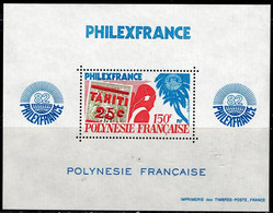 FRENCH POLYNESIA 1982 INTERNATIONAL STAMP EXHIBITION PHILEXFRANCE 82 MI No BLOCK 6 MNH VF!! - Blocks & Sheetlets