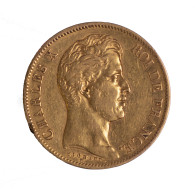 Charles X-40 Francs 1830 Paris - 40 Francs (oro)