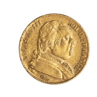 Louis XVIII-20 Francs 1814 Paris - 20 Francs (gold)