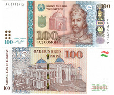 Tajikistan 100 Somoni 2021 UNC - Tayikistán