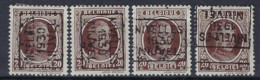 Houyoux Nr. 196 Voorafgestempeld Nr. 5513   A + B + C + D   NIVELLES   1930   NIJVEL  , Staat Zie Scan ! - Rollenmarken 1930-..