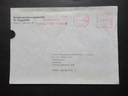 Berlin 1988 AFS Absenderfreistempel Bundesversicherungsanstalt Für Angestellte Postfach 1000 Berlin 88 - Storia Postale