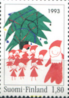 697657 MNH FINLANDIA 1993 NAVIDAD. DIBUJOS DE NIÑOS - Used Stamps