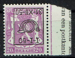 PRE 601 Bdf  **  Surcharge Renversée  85 - Typo Precancels 1936-51 (Small Seal Of The State)