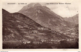 ALLEMONT La Vallée De L'Eau D'Olle Et Les Rochers Rissious - Allemont