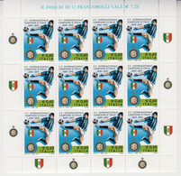 ITALY 2010 FOOTBALL CLUB INTERNAZIONALE MILANO SHEETLET - Clubs Mythiques