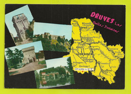 89 DRUYES Les Belles Fontaines Vers Courson Les Carrières En 4 Vues Et Plan De Situation VOIR DOS En 1976 - Courson-les-Carrières