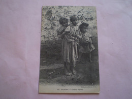 Algérie, Enfants Kabiles, Kabyles, Cachets Mostaganem Sur 10c Semeuse 1911 - Bambini