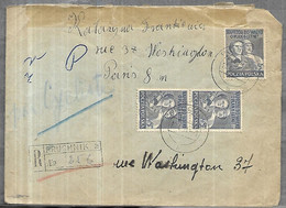 Pologne Lettre Recommandée  DU 10 04 1951  De PRUCHNIK ( 9600 H ) ;pour WASHINGTON - Brieven En Documenten