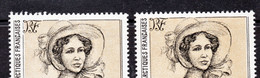 TAAF PA  68  Adéle  Variété Double Impression Points Se Tenants Et Normal Points Neuf ** MNH Sin Charmela - Ongetande, Proeven & Plaatfouten