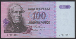 Finland 100 Markka 1976 P109  (sign. Kullberg&Puntila) UNC - Finland