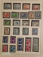 1949-1954-1956-1958-1949-1954-1963-1967 Sweden	Sports Football Tennis Hockey Skiing (AL7) - Neufs