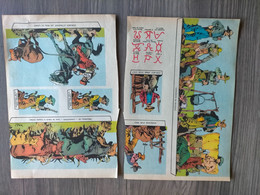 2 Pages Bd Découpis 1960/1966 SAGE EO Cow Boy Western Marquage D'un Veau Le Vieux Cuisinier Troupeau LONGHORNS BIVOUAC - Sagédition