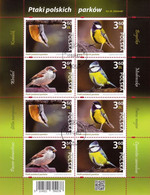 M 2022.04.27. Birds Of Polish Parks - Used Sheet - Oblitérés