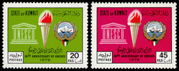 Kuwait, 1976, UNESCO, 30th Anniversary, United Nations, MNH, Michel 691-692 - Kuwait