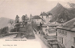 Entrée Du Château De Gruyères Morel 262 D - Gruyères