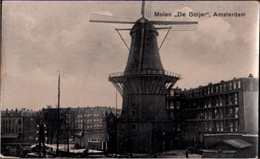 ! Alte Foto Ansichtskarte Aus Amsterdam, Molen De Goijer, Windmühle, Windmill, Moulin A Vent - Mulini A Vento