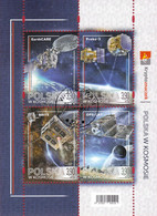 M 2022.12.06. Poland In Space - Used Minisheet - Oblitérés