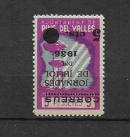 LOTE 2112D /// (C050) GUERRA CIVIL - PIN DEL VALLES **MNH SOBRECARGA INVERTIDA *RAROS*.¡¡¡ OFERTA -  JE LIQUIDE !!! - Nationalistische Ausgaben