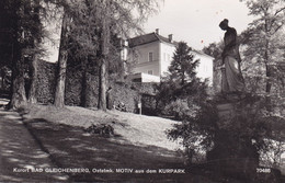 Austria PPC Kurort Bad Gleichenberg Oststmk. Kurpark BAD GLEICHENBERG 1963 Echte Real Photo Véritable (2 Scans) - Bad Gleichenberg