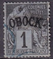 OBOCK - 1 C. De 1892 - Gebraucht