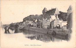 FRANCE - 53 - LAVAL - Quai Jehan Fouquet - Carte Postale Ancienne - Laval