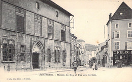 FRANCE - 55 - SAINT MIHIEL - Maison Du Roy Et Rue Des Carmes - Carte Postale Ancienne - Saint Mihiel