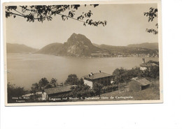 Lugano Col Monte S. Salvatore Visto Da Castagnola. - Agno