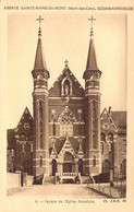 FRANCE - 59 - GODEWAERSVELDE - Abbaye Ste Marie Du Mont - Façade De L'église Abbatiale - Carte Postale Ancienne - Other & Unclassified