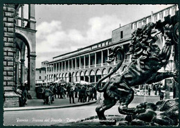 CLS096 - FAENZA PIAZZA DEL POPOLO - DETTAGLIO FONTE MONUMENTALE ANIMATA 1950 CIRCA - Faenza