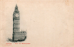 London Tower Abbaye Westminster Tour De Londres CPA  PRECURSEUR Année 1900  C,I, PHOT  Impeccable - Westminster Abbey