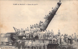 MILITARIA - MATERIEL - Canon De 400 Mm - Canon De Mailly -  Carte Postale Ancienne - Ausrüstung