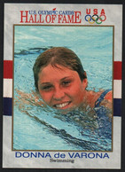 UNITED STATES - U.S. OLYMPIC CARDS HALL OF FAME - SWIMMING - DONNA DE VARONA - # 37 - Trading-Karten