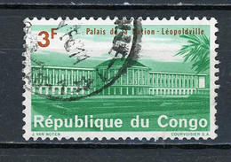 CONGO : PALAIS DE LA NATION -  N° Yvert 554 Obli. - Used Stamps