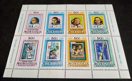 MONGOLIA 1981 , S/s PROGRAMA INTERCOSMOS , MNH - Mongolie