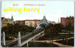 Berlin Schöneberg - Nollendorfplatz Mit Hochbahn 2     Gelaufen 1906 Von Gross Lichterfelde - Schoeneberg