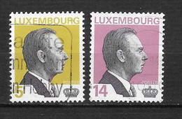 LUXEMBOURG  N° 1260+1262 - Oblitérés