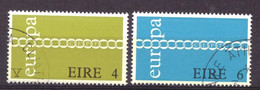 Ierland / Ireland / Eire 265 & 266 Used Europa CEPT (1971) - Usati